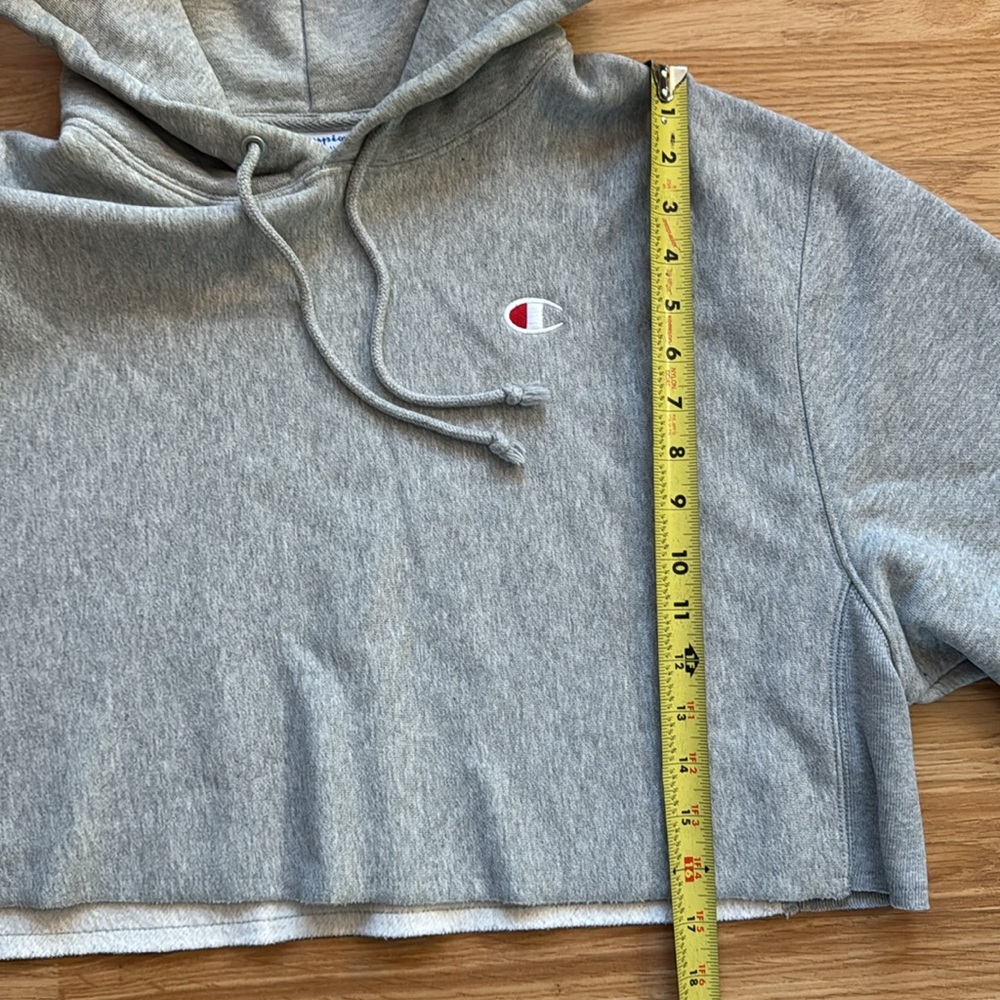 Champion Reverse Weave Cropped Hoodie ✨ size L - Picture 5 of 8